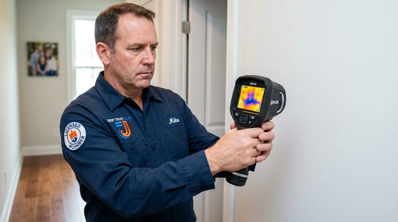 Thermal imaging leak detection by Johns Plumbing LLC in Bradenton